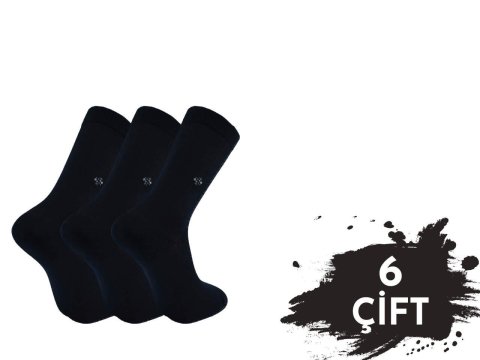 Pola 1418 Yazlık Likralı Erkek Modal Çorap 6'lı