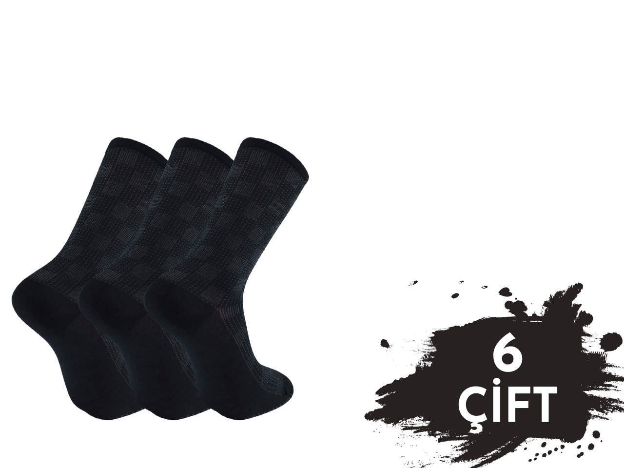 Pola 1421 Yazlık Likralı Erkek Modal Çorap 6'lı