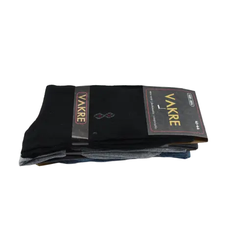Vakre 9014-38 (41-44) Erkek Penye Likralı Çorap 12'li