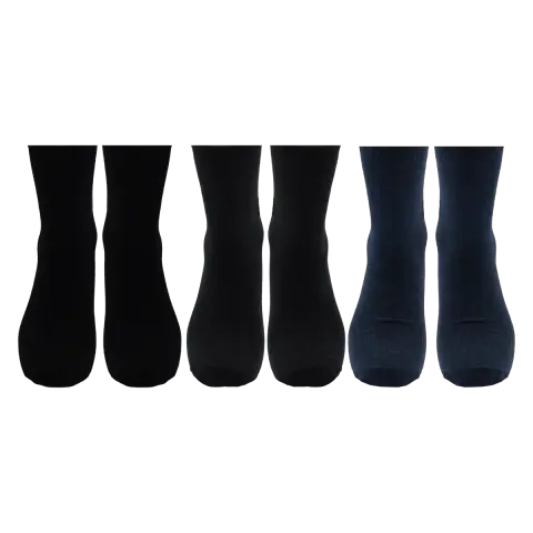 Vakre 9014-38 (41-44) Erkek Penye Likralı Çorap 12'li