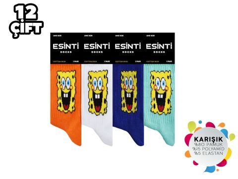 Esinti 92 Bayan Kolej Çorap 12'li
