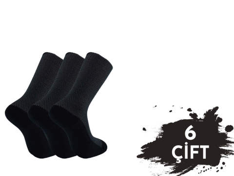 Pola 1181 Yazlık Likralı Erkek Modal Çorap 6'lı