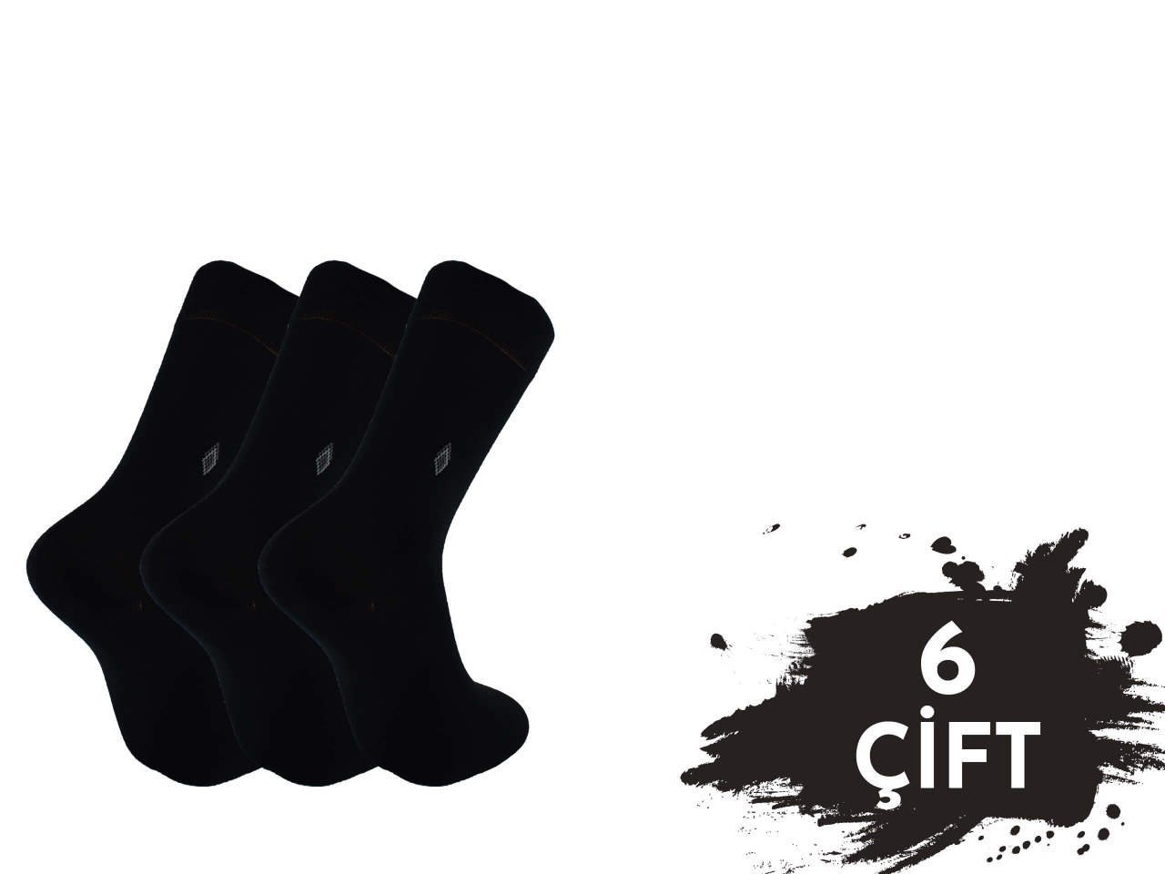 Pola 1172 Yazlık Likralı Erkek Modal Çorap 6'lı