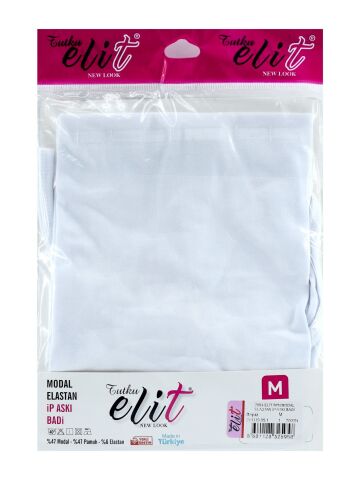 Tutku Elit 2004 Modal Elestan Bayan İp Askılı Çıtçıtlı Body (Kancalı)