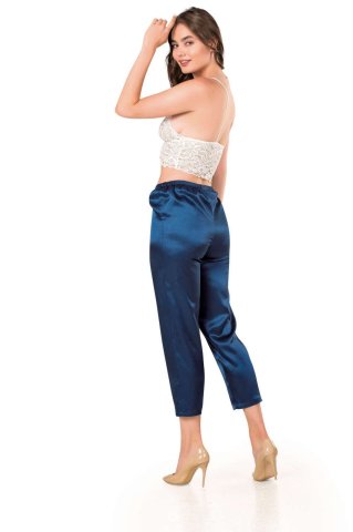 Moongirl 306 Bayan Saten Pijama Takım