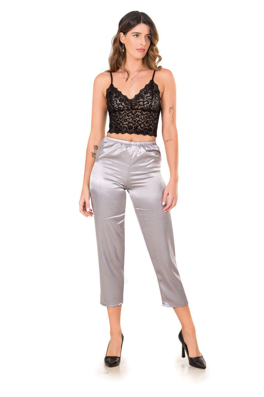 Moongirl 307 Bayan Saten Pijama Takım