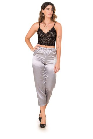 Moongirl 307 Bayan Saten Pijama Takım