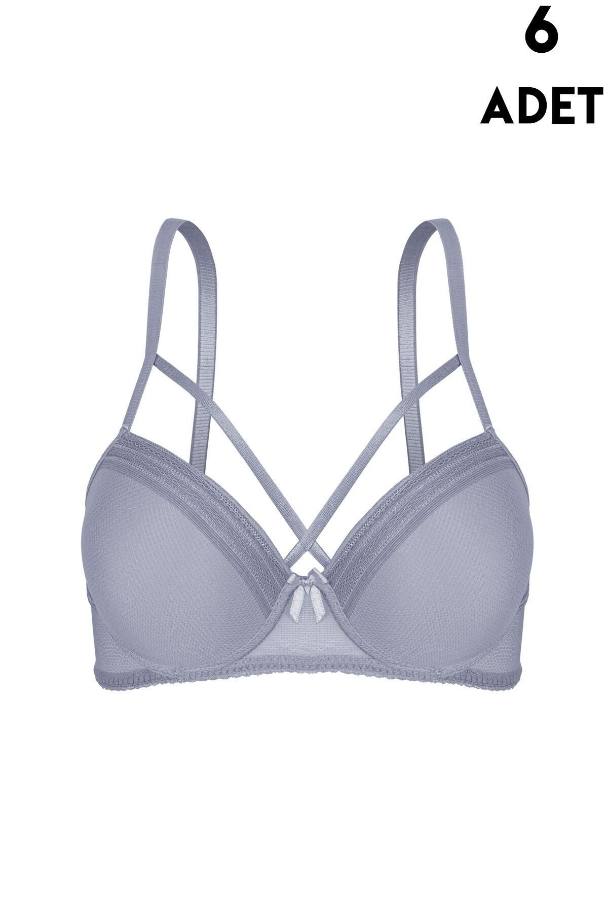 Aysemin 5153 B Cup Balenli Destekli Bayan Sütyen 6'lı