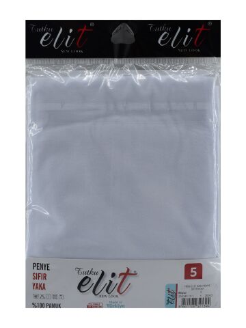 Tutku Elit 1003 Erkek Penye Sıfır Yaka Fanila