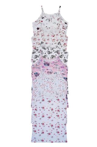 Tutku 0850 Elestan Empirme Kız İp Askılı Atlet 6'lı