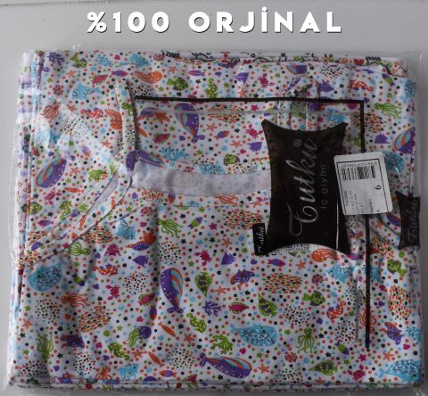 Tutku 0850 Elestan Empirme Kız İp Askılı Atlet 6'lı