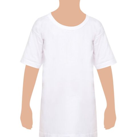 Tutku 0127 Erkek Çocuk Penye Bisiklet Yaka Atlet 6'lı