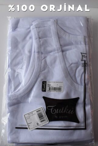 Tutku 0124 Erkek Çocuk Penye Atlet 6'lı