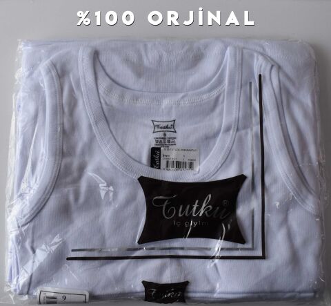 Tutku 0125 Beyaz Erkek Çocuk Ribana Atlet 6'lı