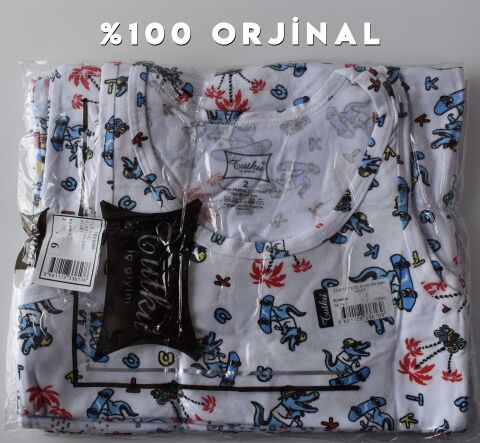 Tutku 0256 Elestan Empirme Erkek Çocuk Atlet 6'lı