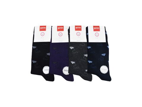 Şirin 4150-104 (36-40) Dikişsiz Bayan Penye Çorap 12'li