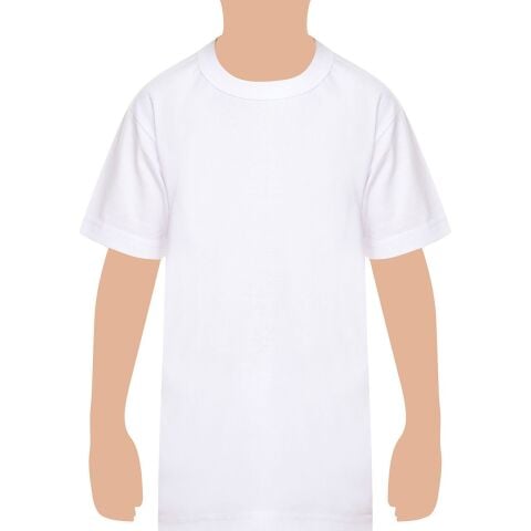 Tutku 0128 Erkek Çocuk Penye Sıfır Yaka Atlet 6'lı