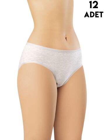 Kota 5003 (L-XL-2XL-3XL) Bayan Penye Bikini 12'li