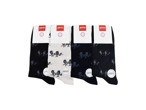 Şirin 4150-106 (36-40) Dikişsiz Bayan Penye Çorap 12'li