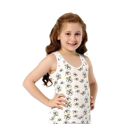 Kota 3412 Baskılı Kız Çocuk Atlet 12'li