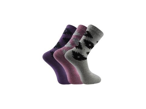 Aldano 04-1 Lambswool Yün Kışlık Bayan Soket 12'li