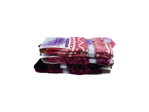 Aldano 04-4 Lambswool Yün Kışlık Bayan Soket 12'li