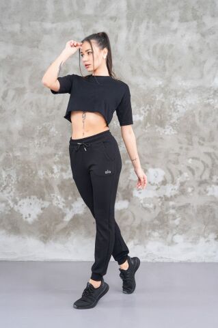Vogsing 441 (S-M-L-XL) Aloe Manşetli Cepli Modal Bayan Alt 6'lı