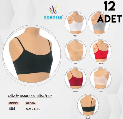 Dondeza 404 Kız Çocuk Bustiyer 12'li