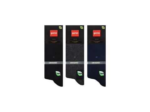 Şirin 8230 Dikişsiz Parfümlü Erkek Bambu Soket Çorap 12'li