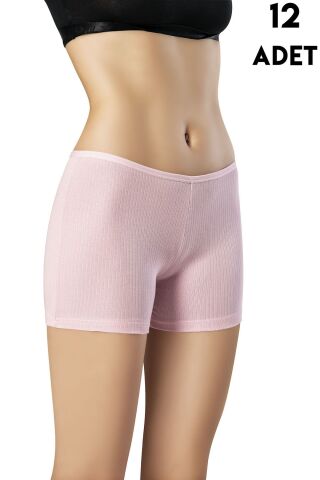 Kota 5019-6 Bayan Raporlu Ribana Şort 12'li
