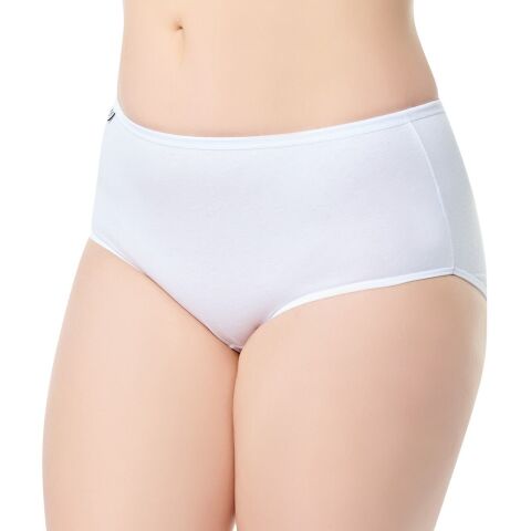 Tutku 0924 Beyaz Bayan Likralı Bato Külot 12'li