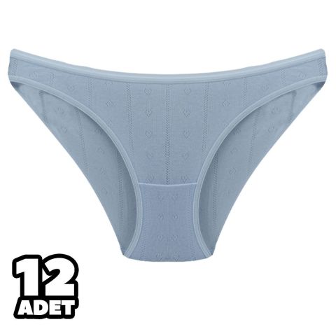 Tutku 0679 Jakarlı Bayan Bikini 12'li