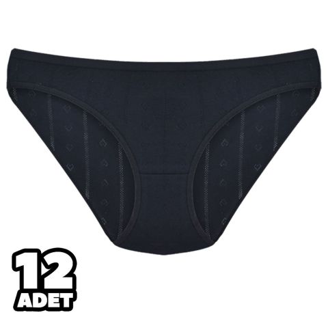 Tutku 0679 Jakarlı Bayan Bikini 12'li