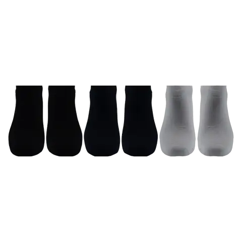 Vakre 9304-1 (40-45 NO) Dikişsiz Erkek Bambu Patik Çorap 12'li