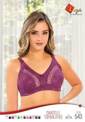 Liza 543 Yarı Dantelli Bayan Toparlayıcı Sütyen