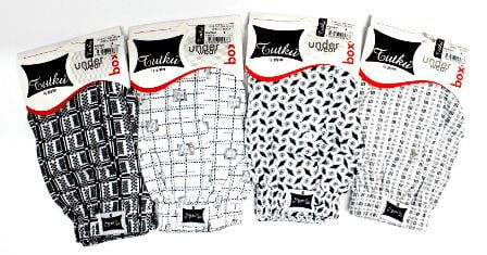 Tutku Erkek Penye Desenli Boxer