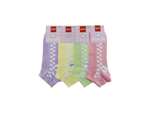 Şirin 4030-45 (36-40) Dikişsiz Bayan Penye Patik Çorap 12'li