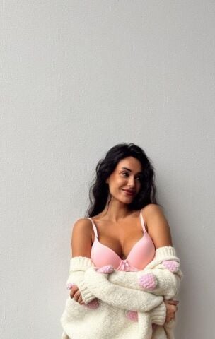 Cansoy 167 B Cup (75-80-85-90) Mikro Tulumlu Balenli Desteksiz Bayan Sütyen 6'lı