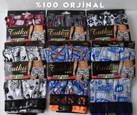 Tutku Elestan Empirme Erkek Spor Boxer