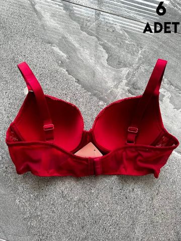 Cansoy 676 Ten Dantelli C Cup Balenli Desteksiz Bayan Sütyen 6'lı