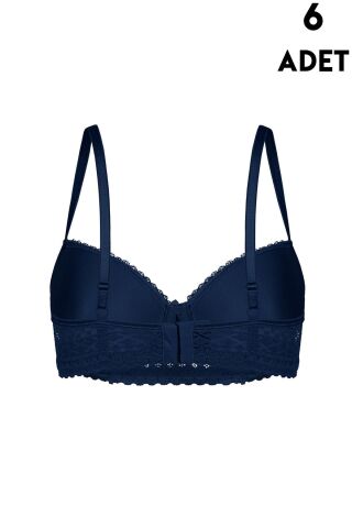 Aysemin 5136 B Cup Balenli Desteksiz Bayan Sütyen 6'lı
