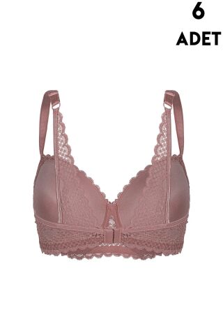 Aysemin 5146 C Cup Balenli Desteksiz Bayan Sütyen 6'lı