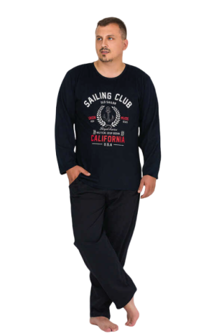 Berland 3764 Erkek Modal Uzun Kol Battal Pijama Takımı