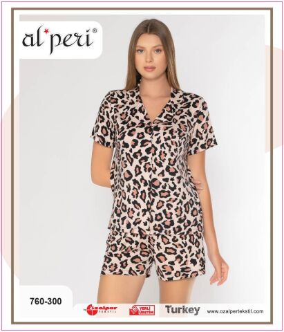 Alperi 760-300 (M-L-XL-XXL) Bayan Şortlu Takım 4'lü