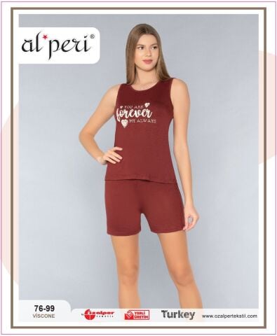 Alperi 76-99 (M-L-XL-XXL) Bayan Şortlu Takım 4'lü