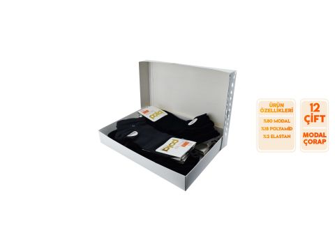 Pola 4150-20 Yazlık Erkek Modal Patik 12'li
