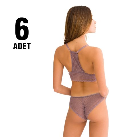 Cansoy 305 Dolgusuz Bralet Sütyen Takım 6'lı