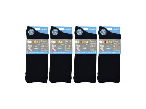 Dündar Dikişsiz Yıkamalı Kokulu Pamuklu Havlu Diyabetik Çorap 12'li