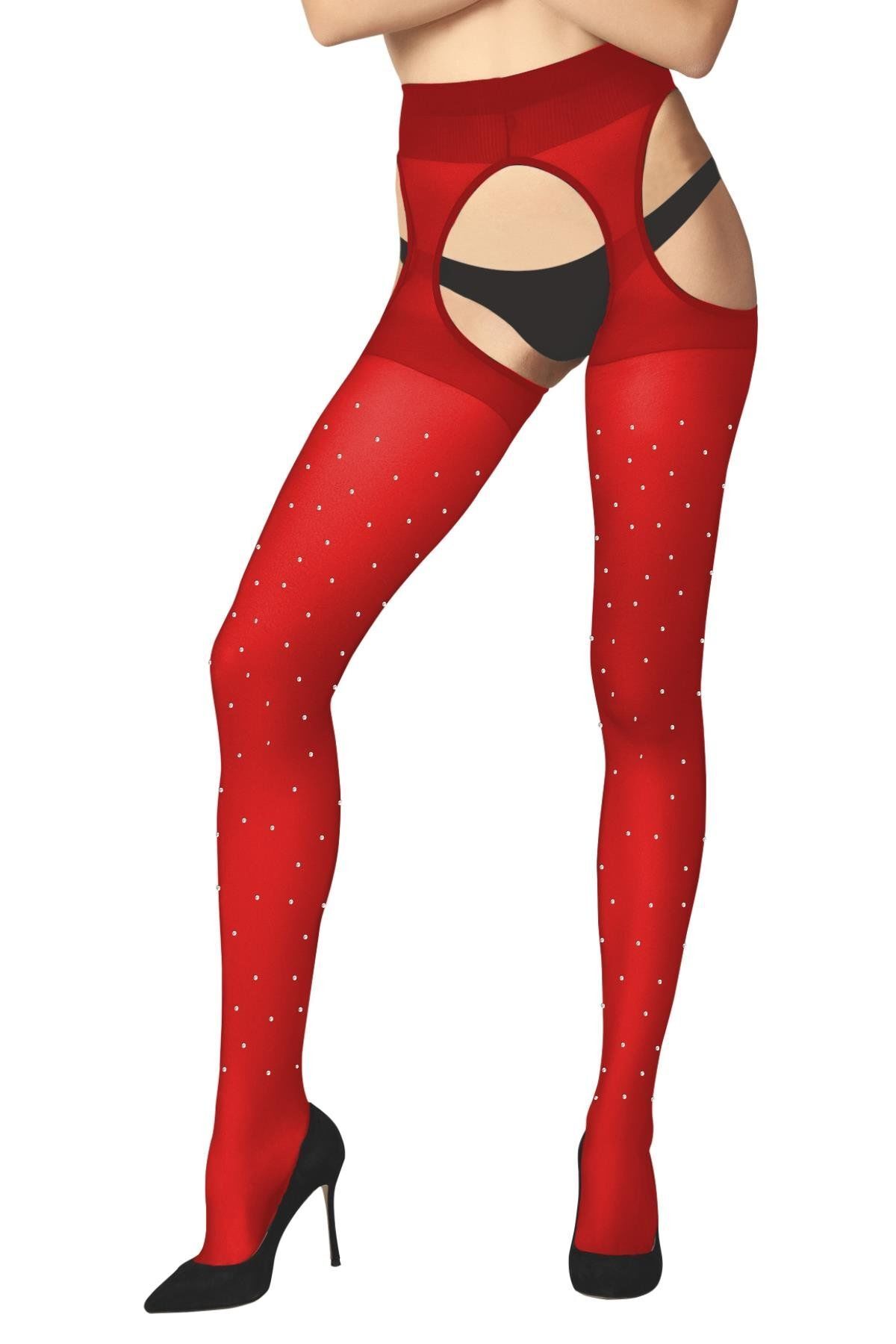 Daymod Fantazi Bayan Taşlı  Külotlu Çorap