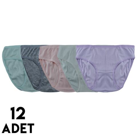 İntimo 2542 Raporlu Kız Çocuk Külot 12'li